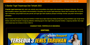 tempat pasang togel online