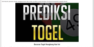 Prediksi Togel Jitu Hari Ini