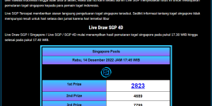 live draw sgp